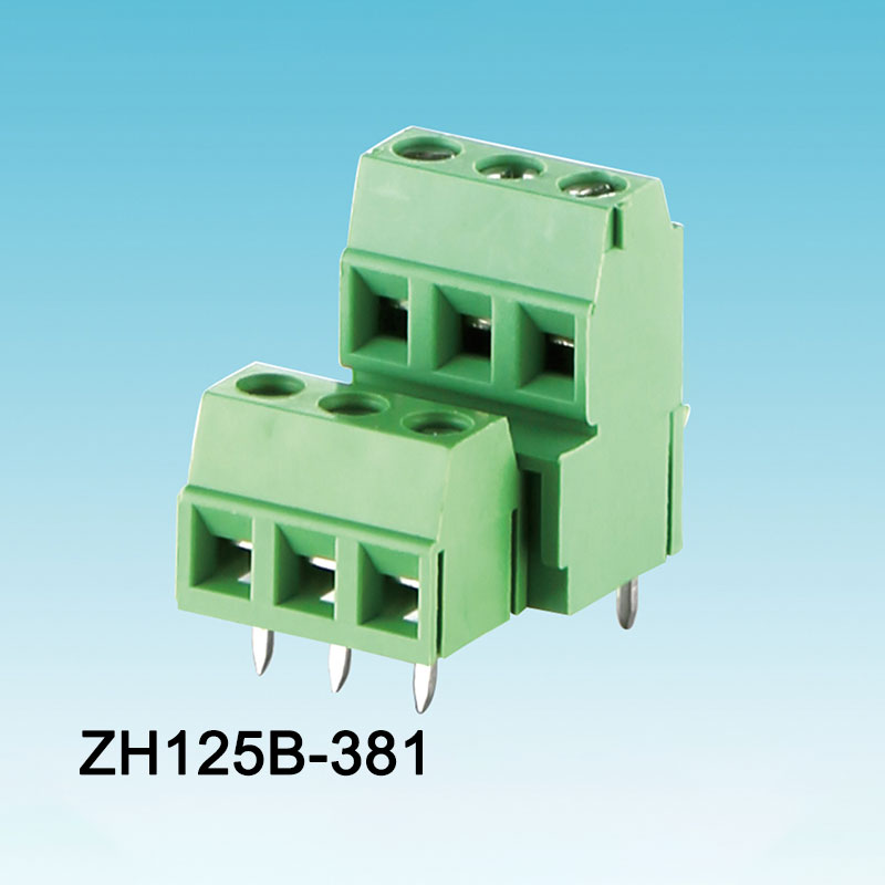 3.81 Zielona listwa zaciskowa PCB z kombinacją śrub