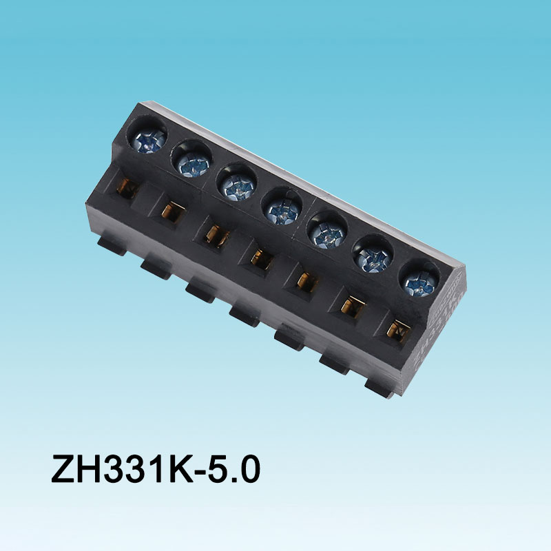 Zielony zacisk śrubowy PCB 331