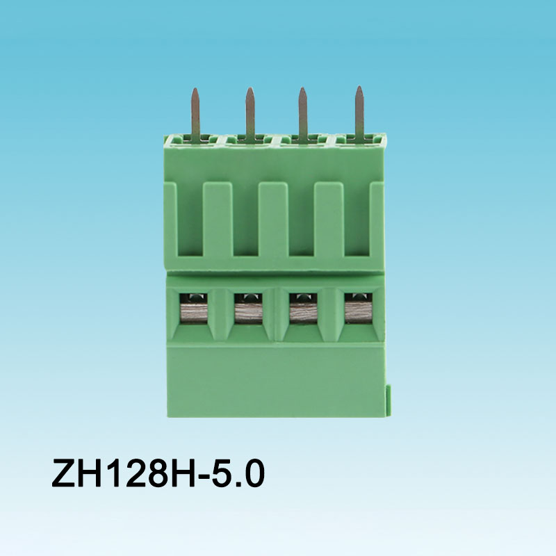 Zielony 128 Zacisk śrubowy PCB o wysokiej pozycji