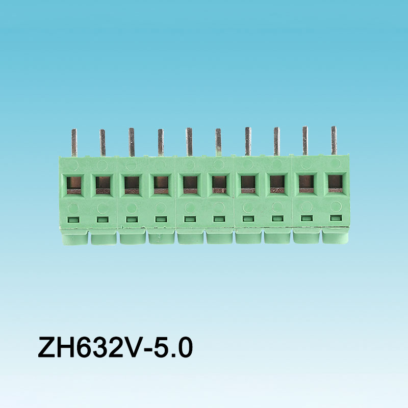 Zielony blok zacisków śrubowych PCB